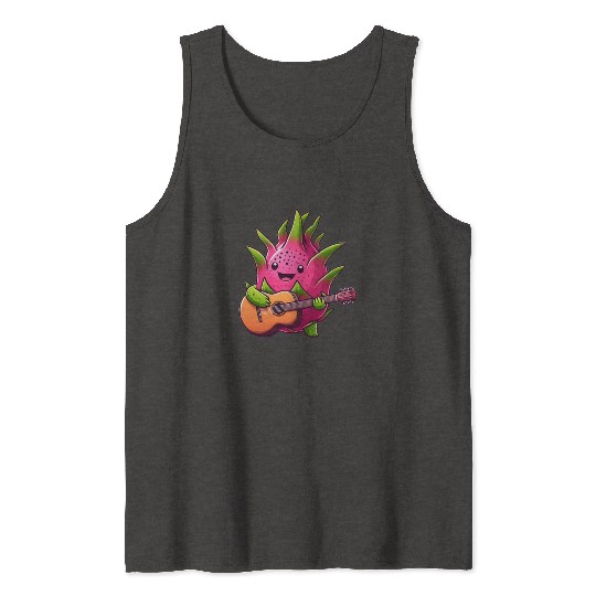 Dragon Fruit Jam: Playing the Guitar Tank Tops
