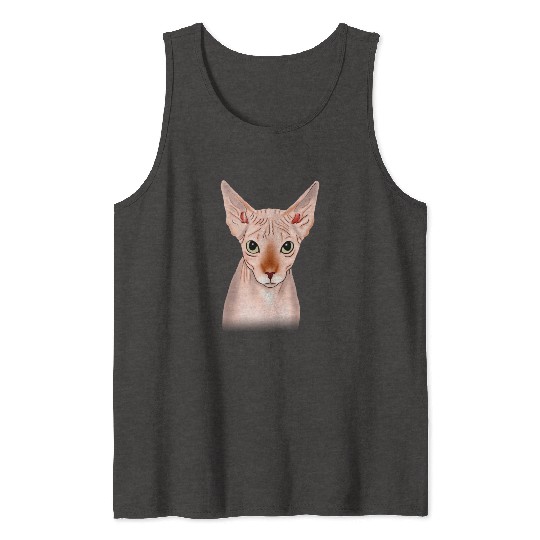 Sphynx cat, Cat Mom, Cat Dad, Cat Lover, Feline Tank Tops