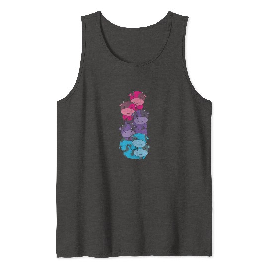 Androgynous Flag Pride Lgbtq Cute Cow Tank Tops