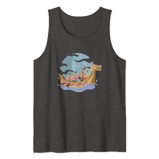 Chinese Dragon Boat Dragon Boat Racer Gift Tank Tops