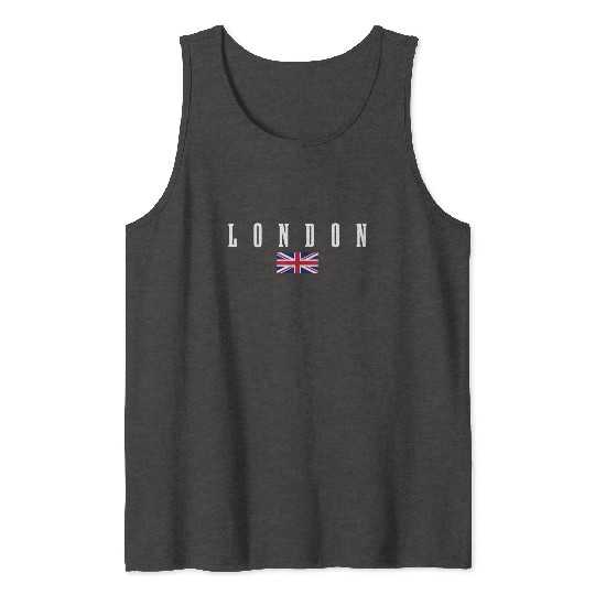 London England UK Souvenir Gift Tank Tops