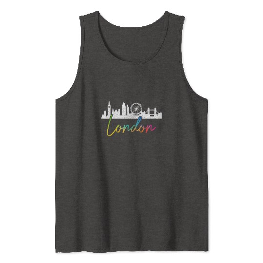 London England UK Souvenir Gift Tank Tops