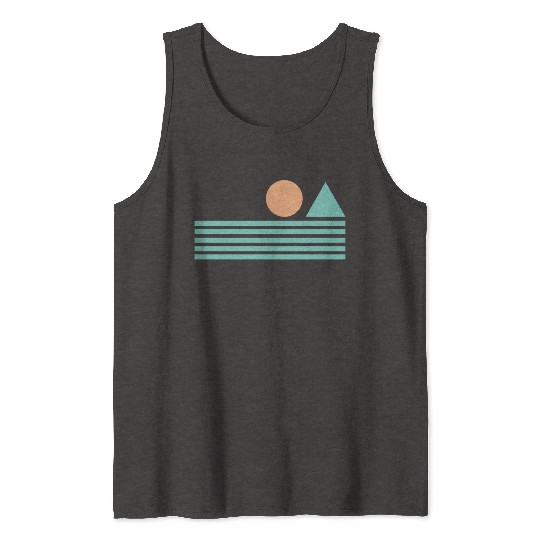 Retro Sunrise Tank Tops