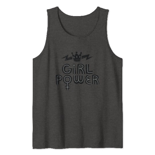 Girl Power - Empowerment Crown Tank Tops
