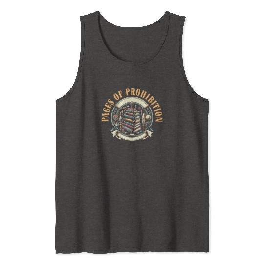Read Banned Books Bookworm Book Lover Literature Tank Tops