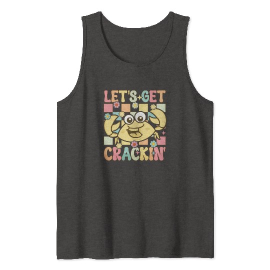 Groovy Crab Lover Seafood Lover Tank Tops
