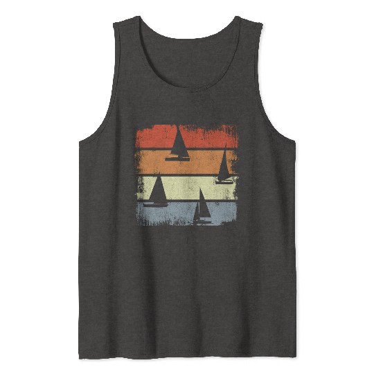Vintage Sailboat Tank Tops