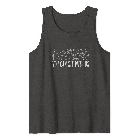 You can sit with us Jesus and twelve apostles Tank Tops