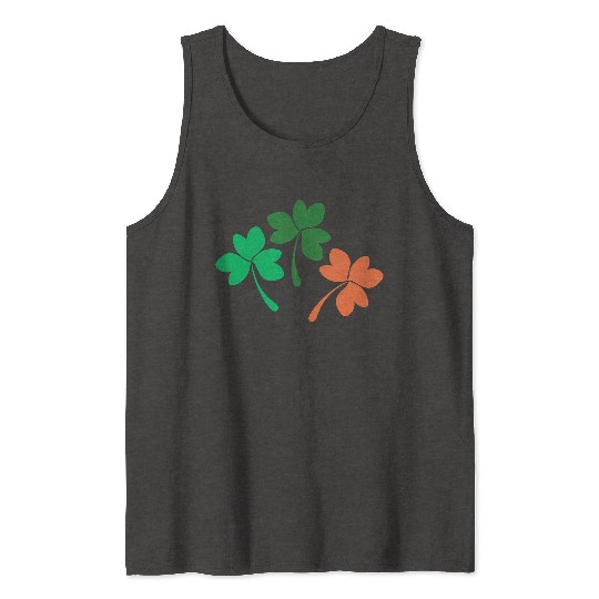 Shamrock design Tank Tops