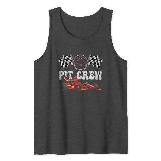 PIT CREW Race Car Tank Tops - Hosting Parties