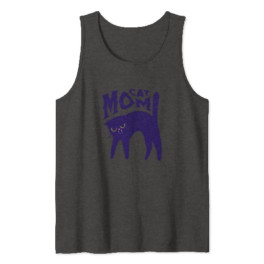 Cat Mom Tank Tops