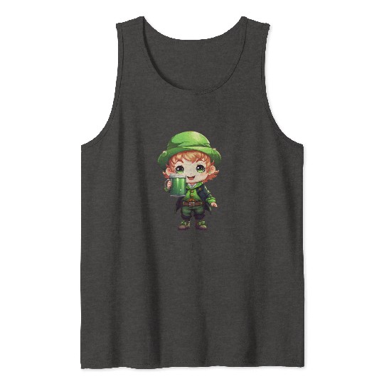 Green Beer on St Patricks Day Tank Tops
