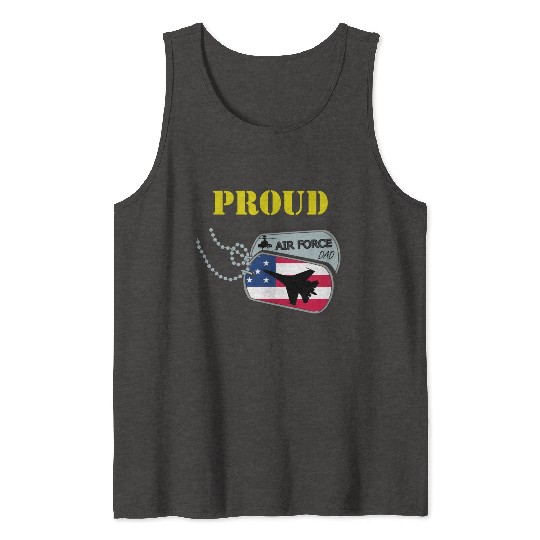 Proud Air Force Dad Tank Tops