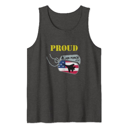 Proud Air Force Mom Tank Tops