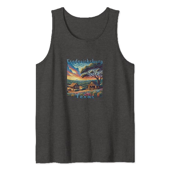 Fredericksburg TX: Sunset & German Culture Tank Tops
