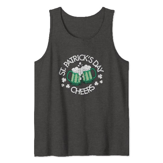St. Patrick's Day Cheers Irish Beer Tank Tops