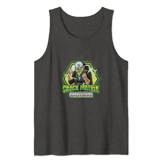 Crack Matrix Broly-Green Rage Quit Tank Tops