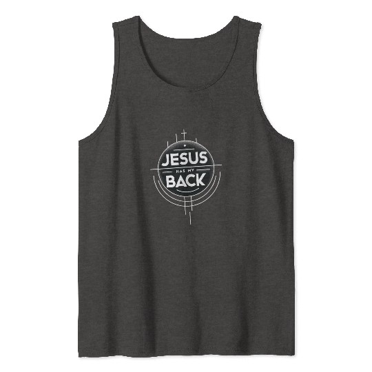 Jesus Has My Back 19 Tank Tops