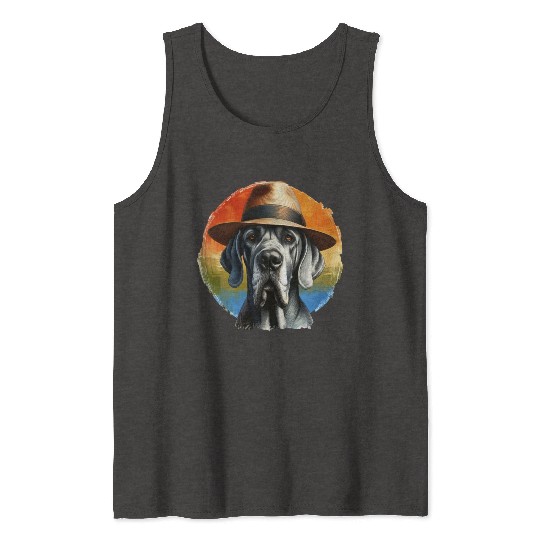 Great Dane Rainbow Tank Tops