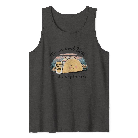 Tacos & Beer: My Happy Place Tank Tops