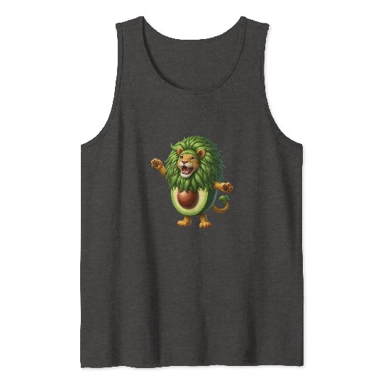 Avocado Lion Tank Tops