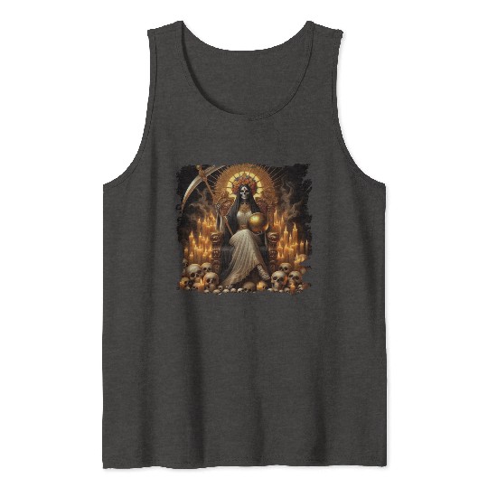 La Santa Muerte Saint Death Tank Tops