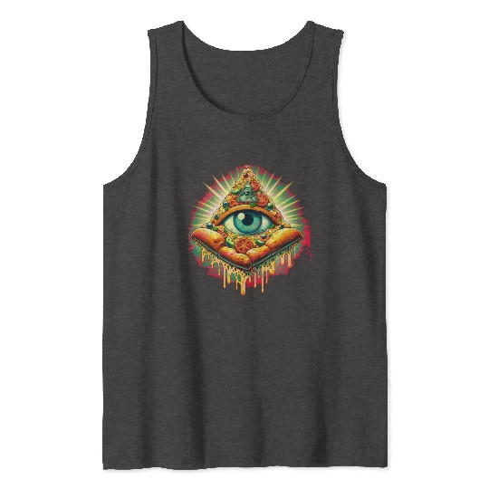Pizza Illuminati Confirmed - We see you too ! Tank Tops