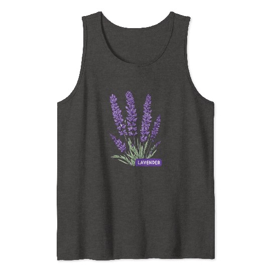 Lavender - Pot Label Tank Tops