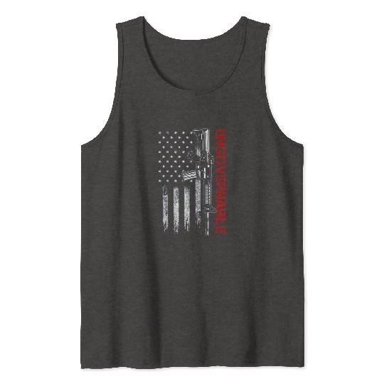 Ungovernable Become Ungovernable American USA FLag Tank Tops
