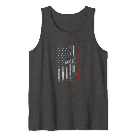 Become Ungovernable American USA Flag Tank Tops