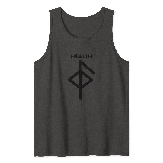 Runic symbol Viking health HEALTH Tank Tops