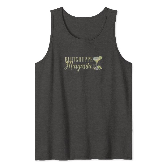Blutgruppe Margarita Tequila Stag Party Tank Tops