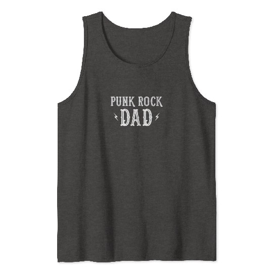 Punk Rock Dad Tattoos Punker Rocker Ska Tank Tops