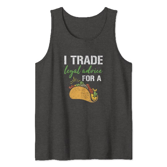 Tacolover law student lawyer Tank Tops