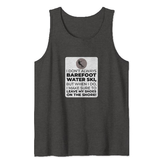 Barefoot Water Skiing Extreme Sports Barefooting Tank Tops