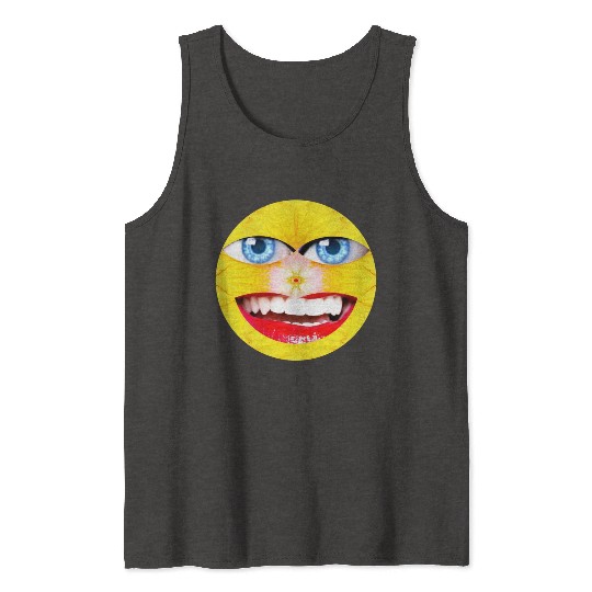 Smile Face Have a Nice Day Promote Happiness Joy Tank Tops