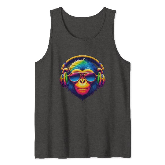 DJ Groove Monkey Tank Tops