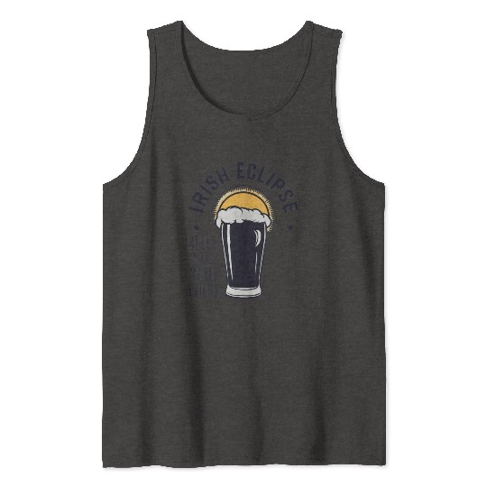 Irish Solar Eclipse - Hello Darkness My Old Friend Tank Tops