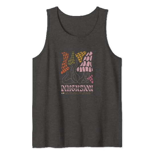 Dimension Psychedelic Illustration Tank Tops