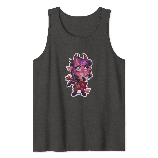 Fig Charm Tank Tops