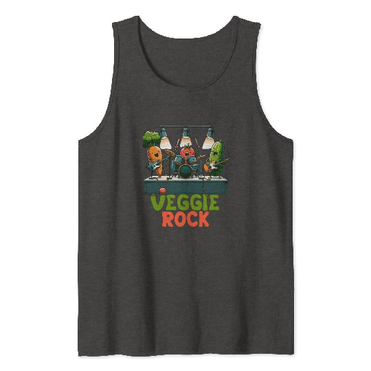 Veggie Rocks Concert Band Performance Tank Tops
