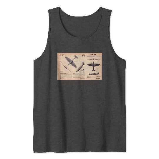 Spitfire Recognition Sheet Tank Tops