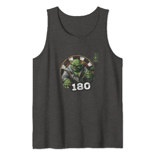 Darts 180 Green Game Champ Dart - Dart Team Tank Tops