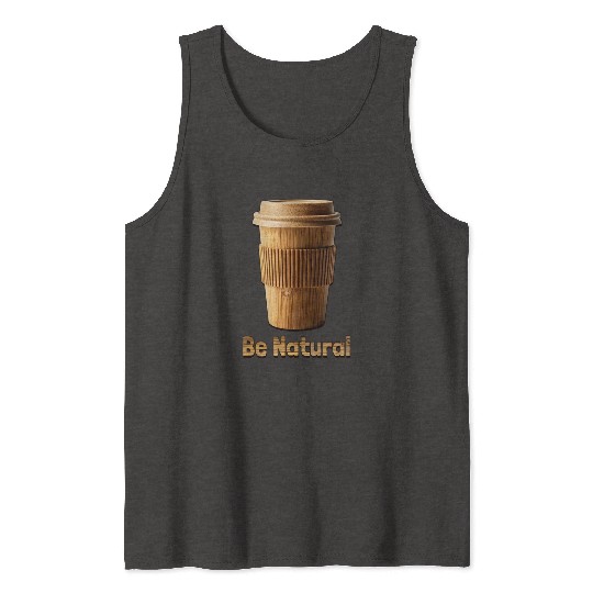 Be Natural, Bamboo Coffe Cup Tank Tops