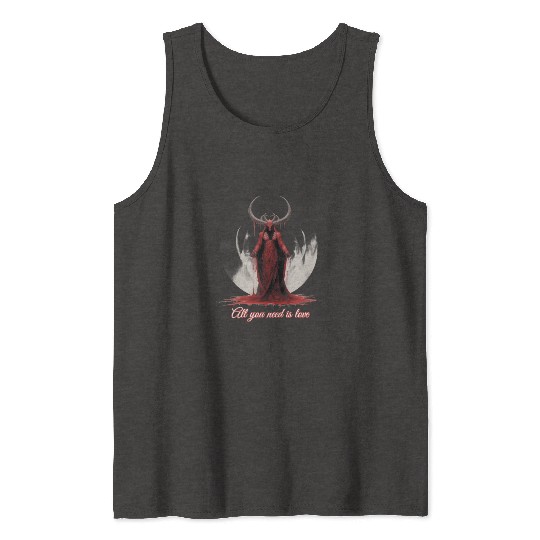 All You Need Is Love - Baphomet Tank Tops