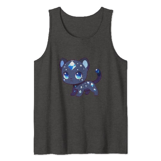 Sapphire Panther Tank Tops