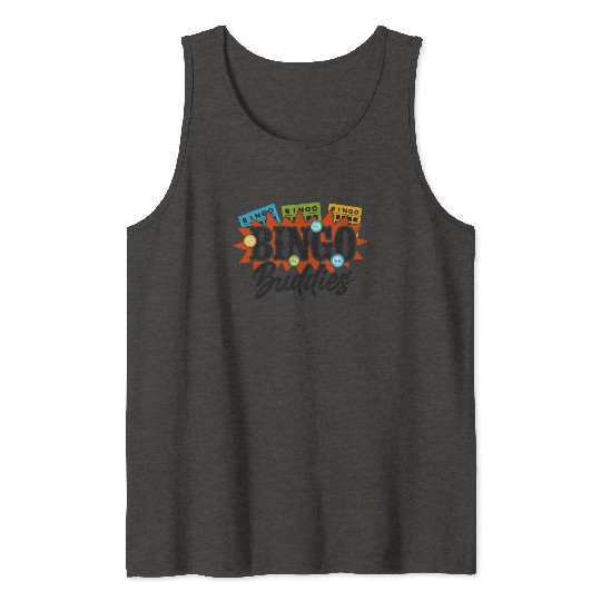Bingo Player Besties Friends Bingo Tank Tops