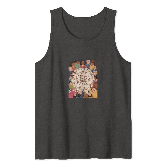 Joyous Family Reunion Feast Tank Tops