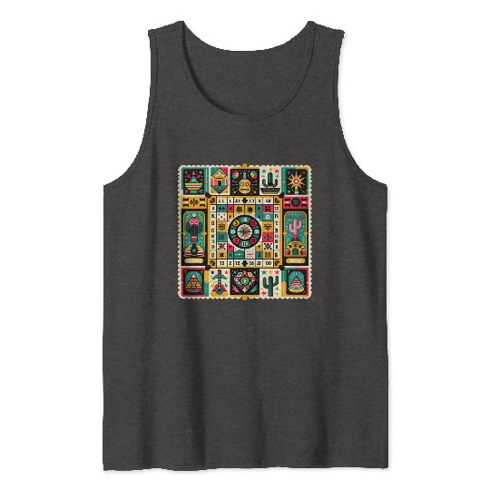 Loteria: Mexico's Bingo Fiesta Tank Tops
