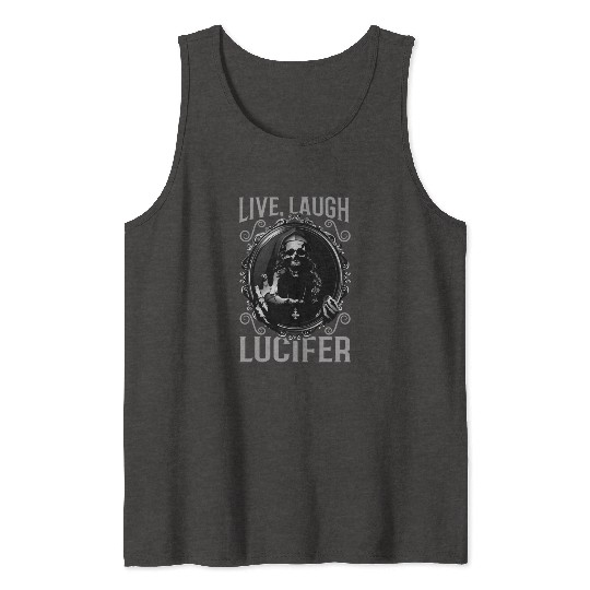 Live Love Lucifer Goth Festival Death Metal Tank Tops